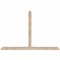Ekena Millwork Portland Smooth Timber Gable Bracket, Douglas Fir, 72"W x 48"H x 3 1/2"D x 3 1/2"F, 16/12 Pitch GBW072X48X0404POR00SDF - alternate 1